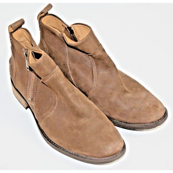 UGG Aureo II Ankle Boots Women's sz 8 Camel Brown Suede Waterproof Ankle Bootie - Picture 3 of 8